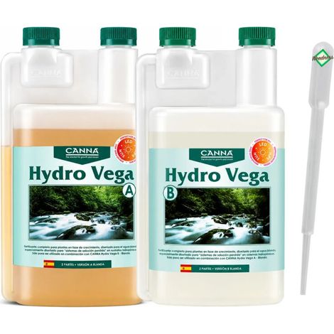 Canna Hydro Vega A B 1 L hydroponie engrais de croissance culture hydroponique engrais pour plantes