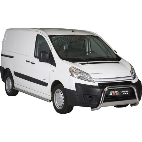 Pare-buffle Avant pour Citroen Jumpy 2006-2015 63 mm en Acier Gris