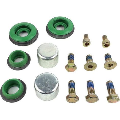 Juego de fuelles, tapas y tornillos de abrazadera semirremolque DX 195  MCK1192, CMSK.2.1, 352129