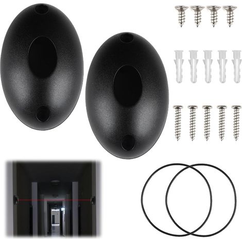Universal Infrared Photocells Kit for Gate and Garage Automation Compatible 12/24V AC-DC Security Sensor with Solar Filter, Weatherproof (1/5)