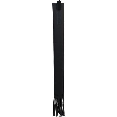 Sac de protection pour queue d'équitation contre les insectes et les enchevêtrements – Pochette de rangement en tissu Oxford 57 x 8 cm (noir) (1/5)
