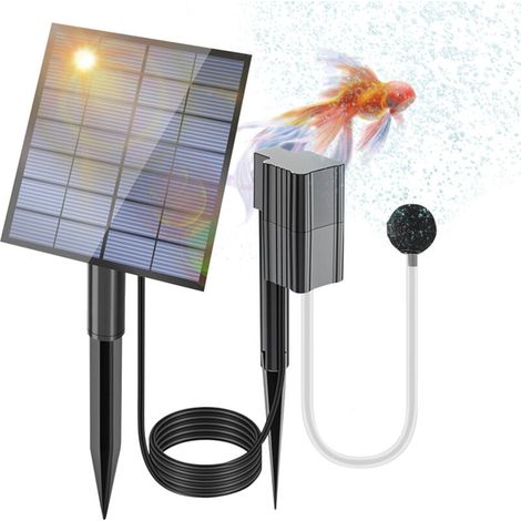 BSV-AP019 2.5W/7V 0.6L/min Solar Oxygen Pump (Battery Not Included) for Ponds (1/5)