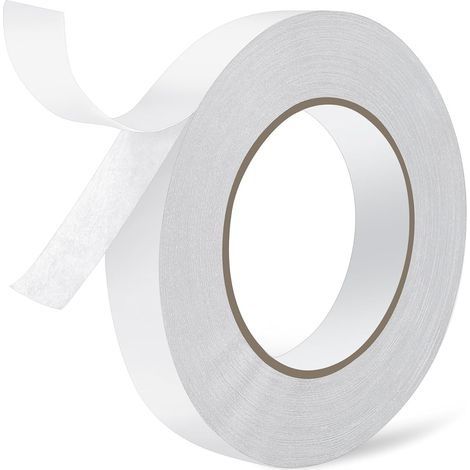 Ruban Adhésif Double Face, Largeur 20 mm, Longueur 50 m, Double Face Extra Fort Exterieur Blanc Multi-usages Forte Bande Collante Forte pour le Bureau Scrapbooking Voiture Bricolage Ad (1/5)