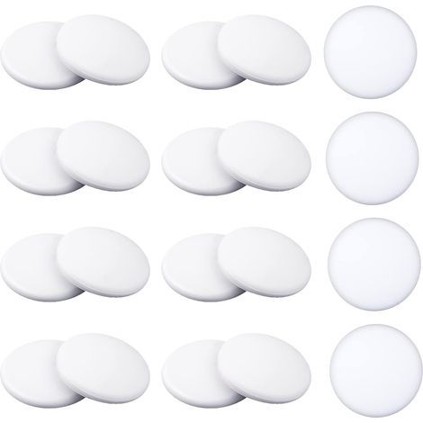-20 Butoirs Porte Silicone Adhésif, Protège-Murs Anti-Chocs Réutilisables, Gel Absorbant Choc pour Pare-Chocs et Protection Surface Murale - (1/5)