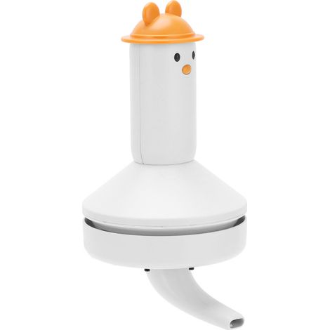 Aspirateur de bureau portable mini à chargement USB, balai à poussière blanc (1/5)