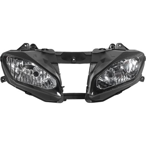 Phare avant moto verre clair adaptable Yamaha YZF 600 R6 2008-2013 (1/5)