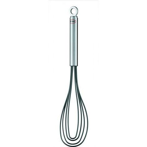 Rösle Frusta piatta in silicone nero 27 cm ergonomica