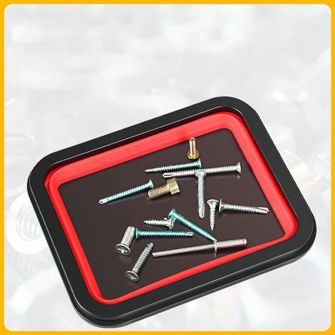 Plateau Magnétique 3 Niveaux, Organisateur de Vis et Écrous, Support de Rangement pour Outils Mécaniques, Idéal Garage et Bricolage Maison (1/5)