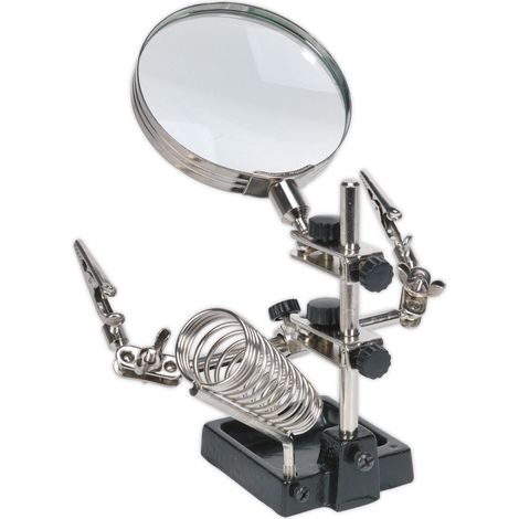 Sealey Mini Robot Soldering Stand with Magnifier & Iron Holder SD150H (1/5)