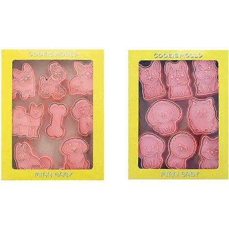 Moule à gâteau, savon et bougie en forme de chien - 16 pièces pour DIY et pâtisserie (1/4)