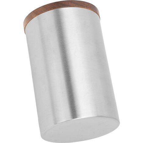 Boîte à thé en acier inoxydable 304, récipient épais avec fermeture hermétique, idéale pour conserver le thé et les grains de café. (1/5)