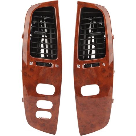 Lüftungsgitter-Set (links und rechts) aus Holz, passend für Ford FJ100 (1998–2007), inklusive Rahmen (1/5)