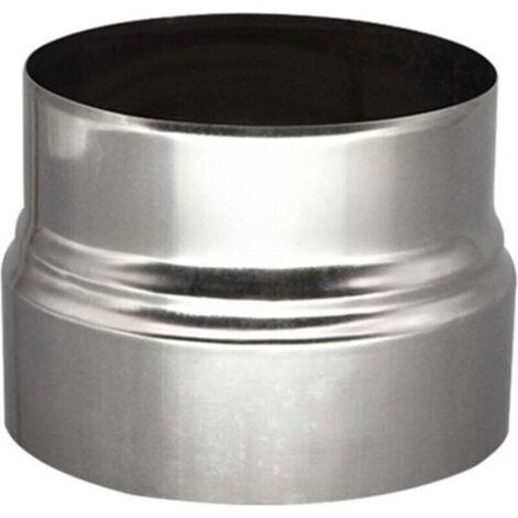 Réducteur de tuyau de poêle 120 mm à 110 mm - Raccord de poêle - En acier inoxydable - Réduction du tuyau de cheminée (1/4)