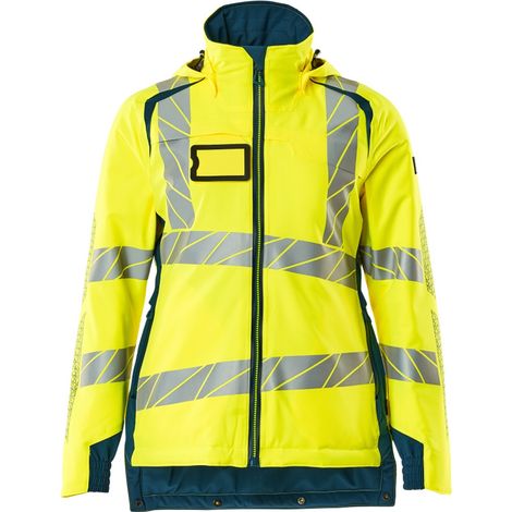 Mascot Winterjacke CLIMASCOT®, Damen Winterjacke Gr. XS, hi-vis gelb/dunkelpetroleum (1/4)