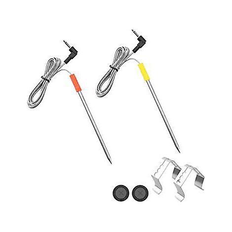 Lot de 2 sondes de rechange pour thermomètre à viande, compatibles avec les barbecues Oklahoma Joe's Z Grills et les barbecues à pellets Cuisinart. (1/4)