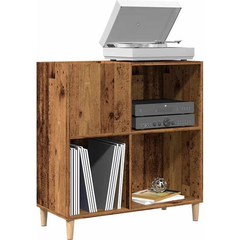 Plattenschrank Altholz-Optik 84,5x38x89 cm Holzwerkstoff