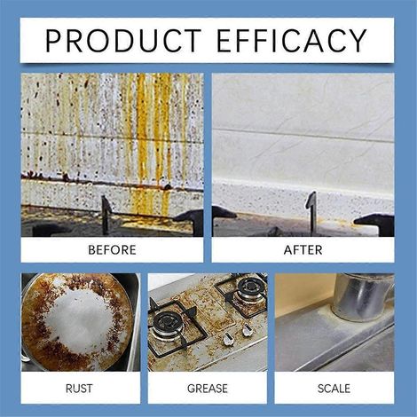 Nettoyant dégraissant pour la cuisine, mousse nettoyante pour les déchets ménagers - (1/5)