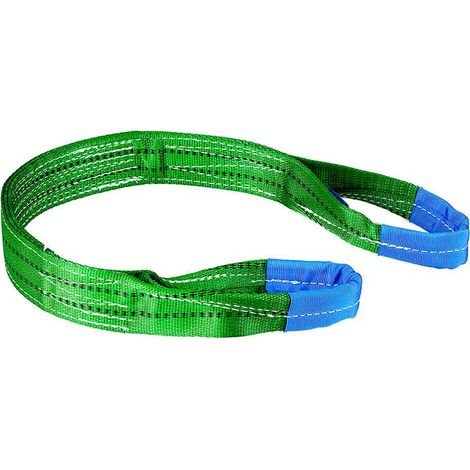 Sangles plates en polyester pour levage 1 ton 2 metres Fervi 1/2000