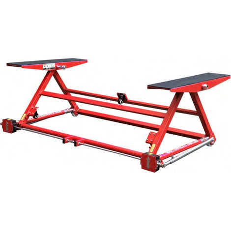 Pont élévateur mobile basculant mécanique 3 T pour voitures -- Hauteur de levage 570 mm MW Tools MAL3000