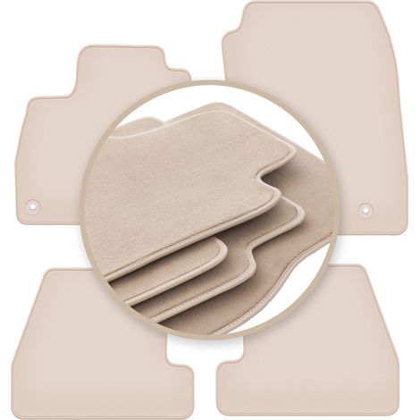 Alfombrillas beige PREMIUM para Ford Focus MK3 FL sedán, familiar, hatchback 2017-2020 (1/5)