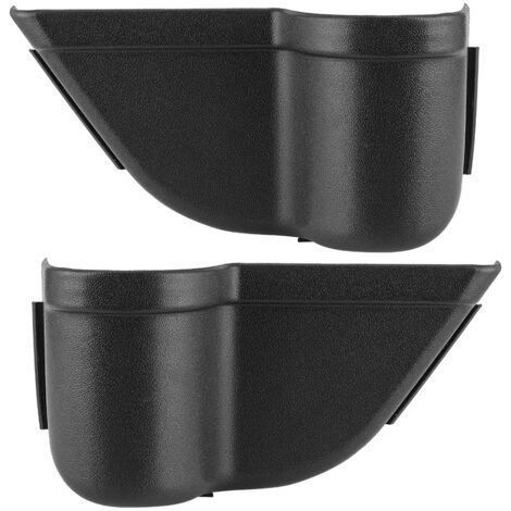 Juego de 2 bandejas de almacenamiento para las puertas delanteras con inserto lateral para Jeep Wrangler JK JKU 2011-2018 (1/4)