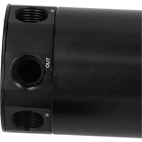 Réservoir de récupération d'huile à 2 ports en acier inoxydable pour carburant, pièce de rechange, réparation et entretien universel (1/4)