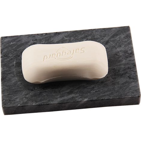 Porte-savon en marbre poli pour salle de bain - Cadeau de pendaison de crémaillère - Accessoires de salle de bain (1/3)
