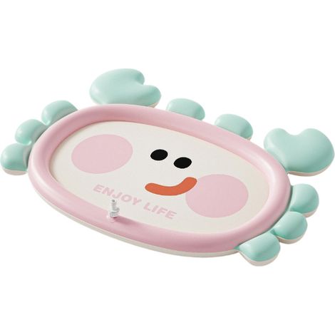 Tapis d'Eau Arroseur pour Enfants en PVC – Jouet de Bain Bébé avec Animaux Dessin Animé, Tapis de Jeu Extérieur Gonflable pour Jardin et Plage-x