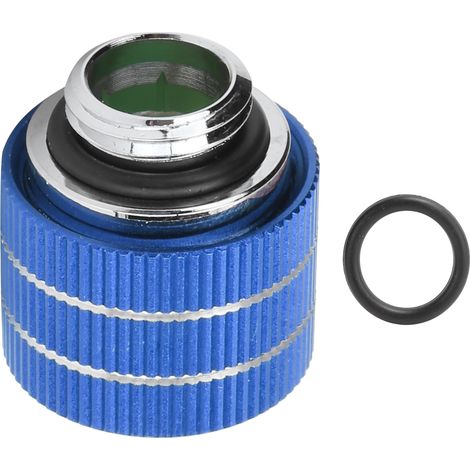 Raccords pour Tubes Rigides, Vis Rapide, Refroidissement à Eau pour PC, Antichute 20kg, HYGKNB12M (Bleu) (1/5)
