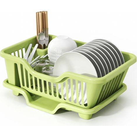 Panier de rangement de cuisine à roulettes vert 2-4 (1/5)