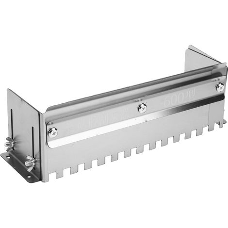 Truelle à dents réglables, truelle à dents carrées, outil de nivellement, peigne à mortier pour grands carreaux, revêtements de sol, pavage, modèle droit 600
