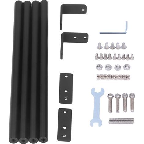 Jeu de tiges de support en alliage d'aluminium, attache métallique S4 avec connecteur, accessoires d'imprimante 3D (1/5)