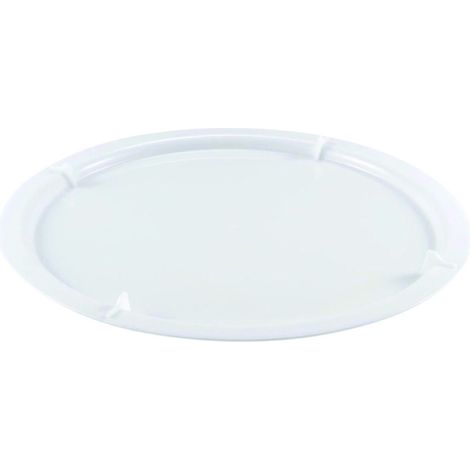 Couvercle pour bac à diviseuse rond 19 L - blanc - Gilac
