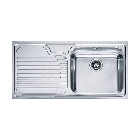 Franke GAX 611. Tipo di lavello: Lavello ad incasso, Forma del lavandino: Rettangolare, Colore del prodotto: Acciaio inox. Larghezza: 1000 mm, Profondità: 500 mm, Larghezza del compa... - 101.0017.508 (1/2)