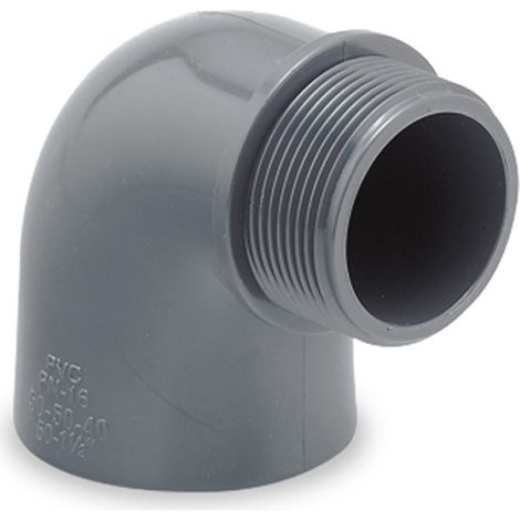CODO 90º PVC PRESION MACHO MIXTO 50X1 1/2