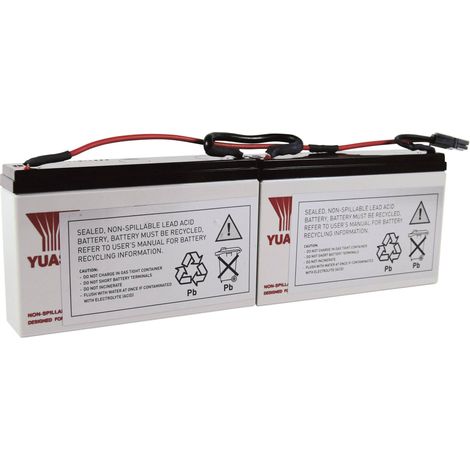 RBC18 Batterie pour onduleur remplace la batterie d'origine RBC18 Adapté aux marques APC A39232 (1/2)