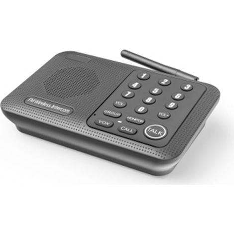 Interphones, système d'interphone sans Fil for la Maison, système d'interphone Longue portée for Le Bureau, pièce à Deux Voies sans Fil(Black -1 Stations) (1/5)