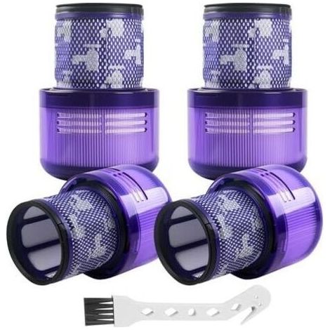Lot de 4 pour Filtre Dyson v11 Pièces de rechange, compatibles avec les aspirateurs pour Dyson V11,V15,SV14,SV17,SV22, type pour Filtre dyson v15 detect Pièces de rechange (1/5)