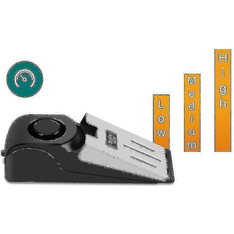 Alarma de tope de puerta DoorAlarm Alarma antirrobo Alarma portátil para huecos de puerta (1/3)