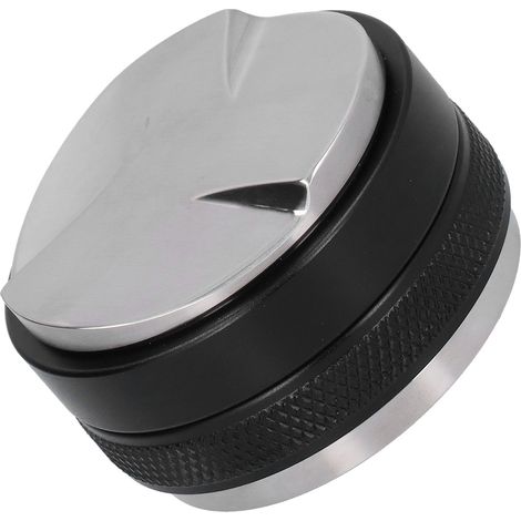 58-mm-Doppelkopf-Kaffeeauslauf, verstellbar, Edelstahl-Tamper, Espresso-Presswerkzeug (1/5)