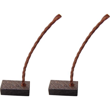 2x Trade-Shop Motorkohlen / Kohlebürsten / Schleifkohlen 4 x 6 x 12mm 12-24V für verschiedene KFZ-Motoren Rolltor Garagentor Antriebe Lichtmaschine