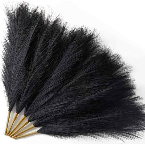 Pampas Séchées - Herbe de Pampa Artificielle 55 cm - Décoration Intérieure Bohème Salon Chambre Table de Mariage - Lot de 20 Tiges (1/5)