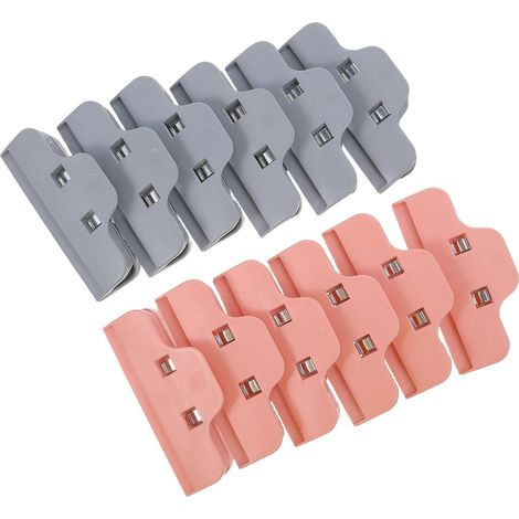 Clips de fermeture pour sacs alimentaires Balacoo, lot 12, en (1/5)