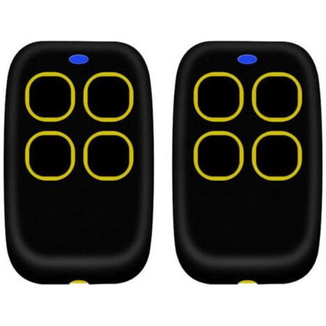 BARKBUSTERS 2PCSTélécommande portail universelle 4 en 1, télécommande rolling code universel multifréquence de 250 à 913 mhz. Radiocommande portail programmable version mise à jour avec liste de compa (1/4)