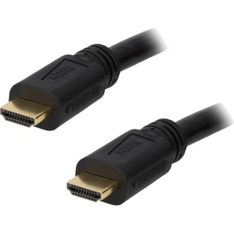 Cable HDMI 1.4 male des deux cotes 15m - Noir