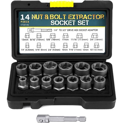 D'écrous Extracteur Ecrou Antivol Lot de 14 Extracteurs de Vis (1/5)