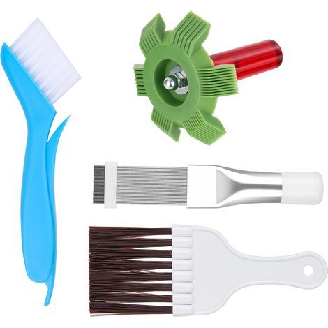 Lot de 4 peignes de climatisation - Peigne à lamelles - Pompe à chaleur pour le nettoyage des climatiseurs, réfrigérateurs, évaporateurs (1/5)