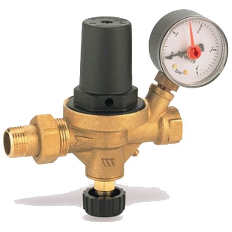 Watts – Alimentation automatique avec manomètre – Pression d'entrée jusqu'à 10 bar – Débit max 1800 L/h – Raccord M 1/2'' F 1/2'' - 22L0240200 (1/4)