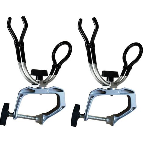 2 Pack Solid Aluminum Alloy Fishing Rod Holders, Up to 5cm 360 degree rotation (1/3)