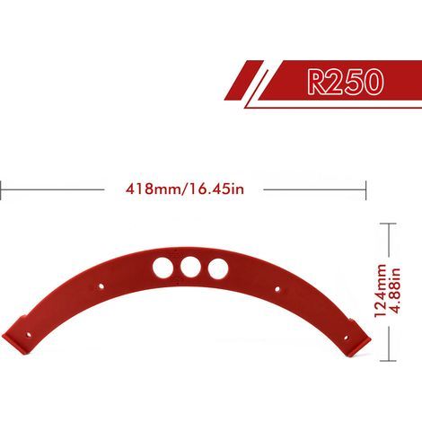 F2522-R250 Winkelfasenvorrichtung für die Holzbearbeitung R100-R300, Nutvorrichtung für Elektrohobel mit großem Hubwinkel, für Innen-/Außenwinkel (1/5)